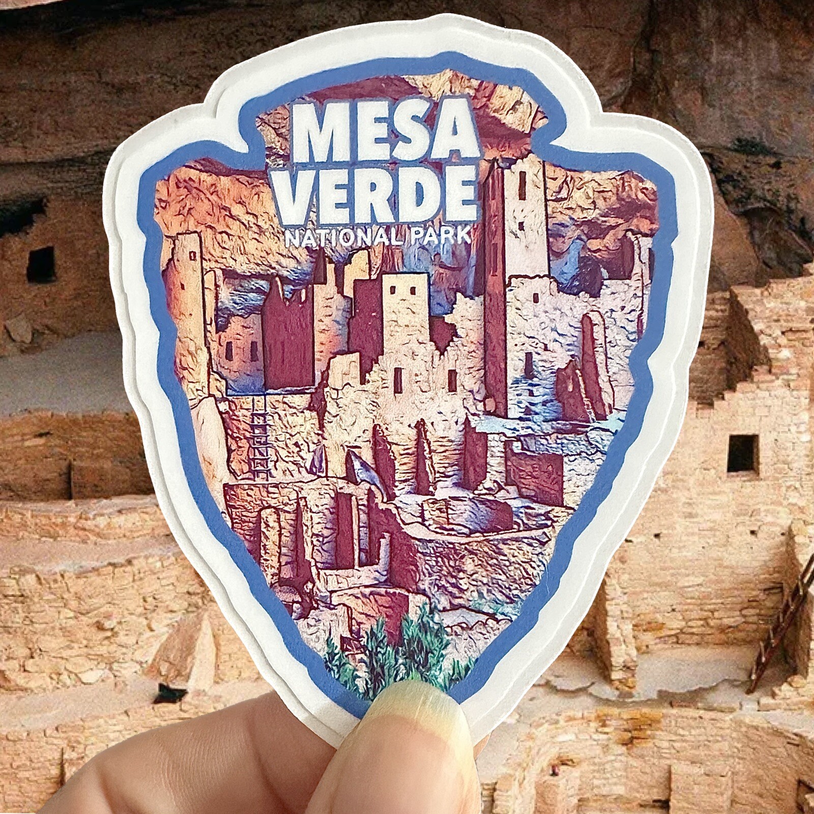 Mesa Verde National Park Weatherproof Vinyl Sticker