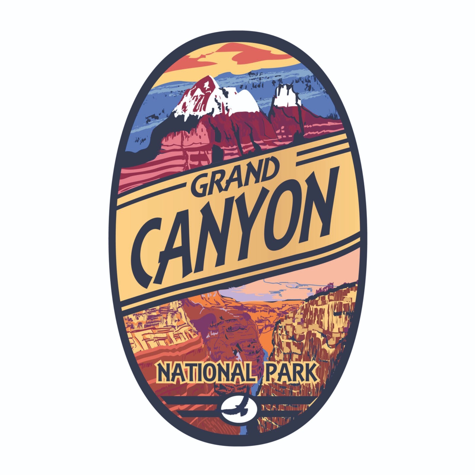 Grand Canyon National Park Sticker Arizona National Park Decal
