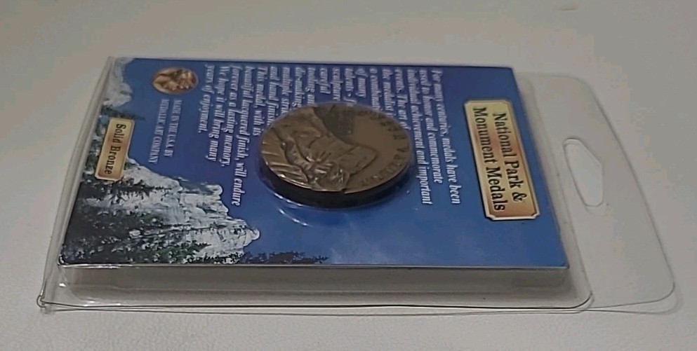 Death Valley National Park And Monument Medals Solid Bronze Coin Token Vtg. 2004