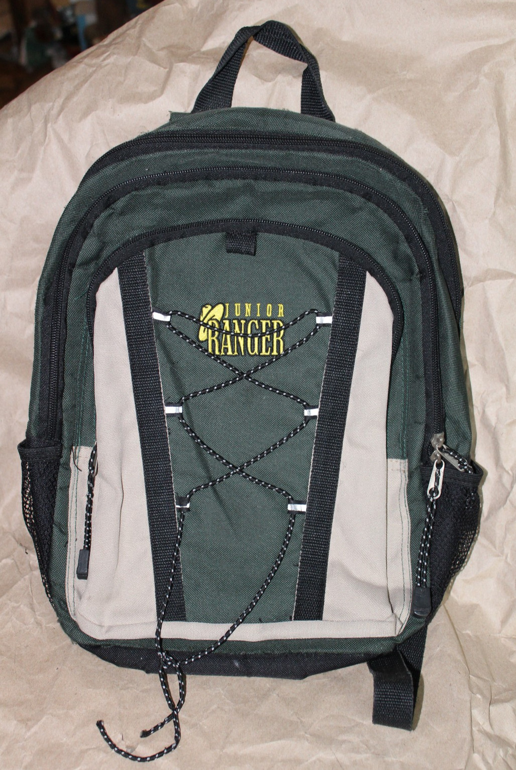 VTG – National Park Service Junior Ranger Kids Green Backpack ~15″x12″