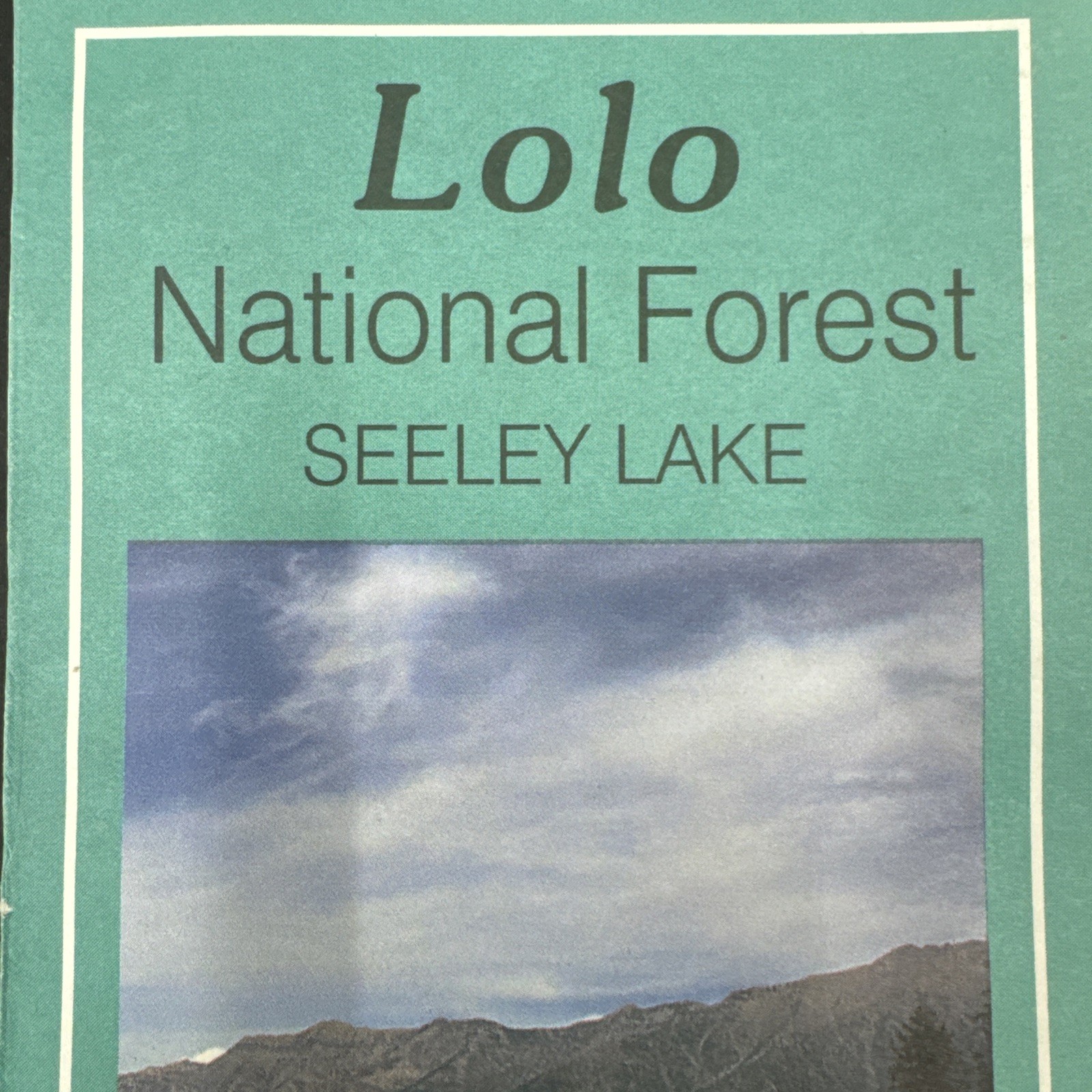 National Forest Map – Lolo – Seeley Lake – Montana 1997 Recreation Guide