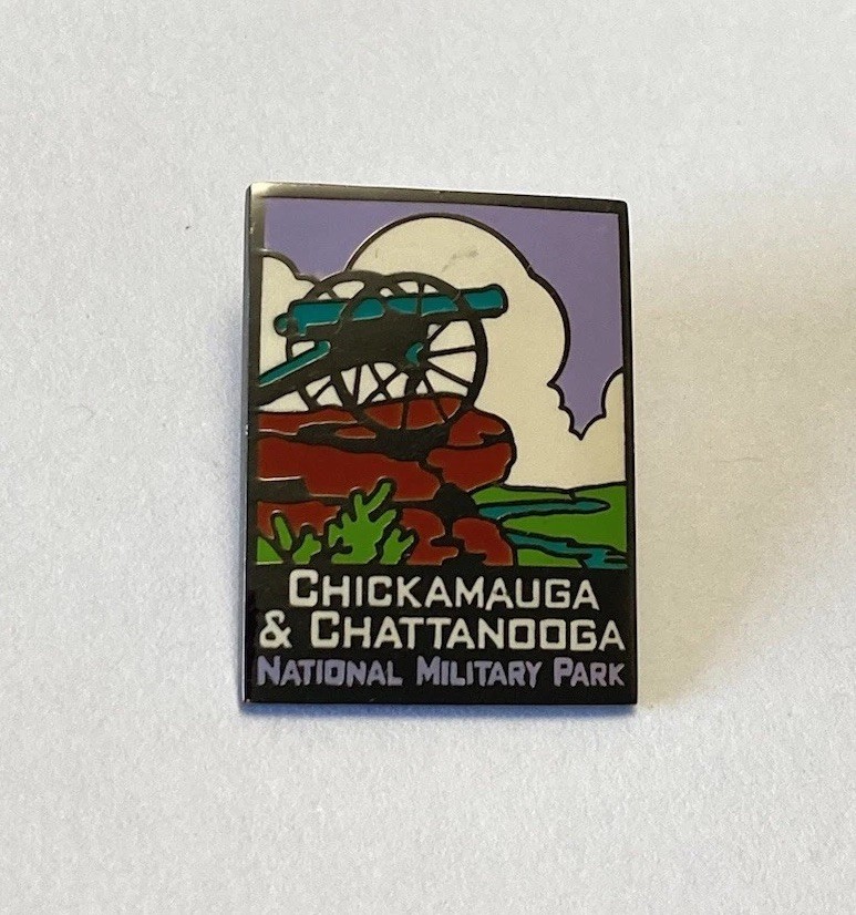 Vintage Chickamauga & Chattanooga National Military Park Enamel Pin War Cannon