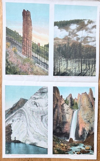 Gems of Yellowstone National Park 24 6 x 3.5″ Photos 1923 SC
