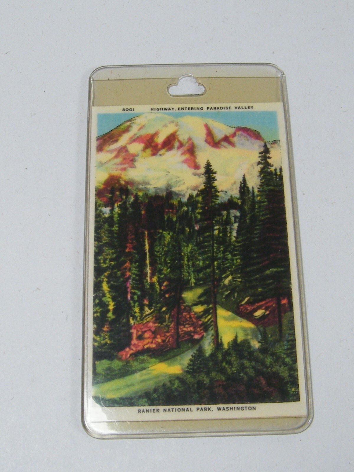 (5) SCENIC KEYCHAIN ACCESSORIES RAINIER, NATIONAL PART, MT. BAKER, LAKE COEUR