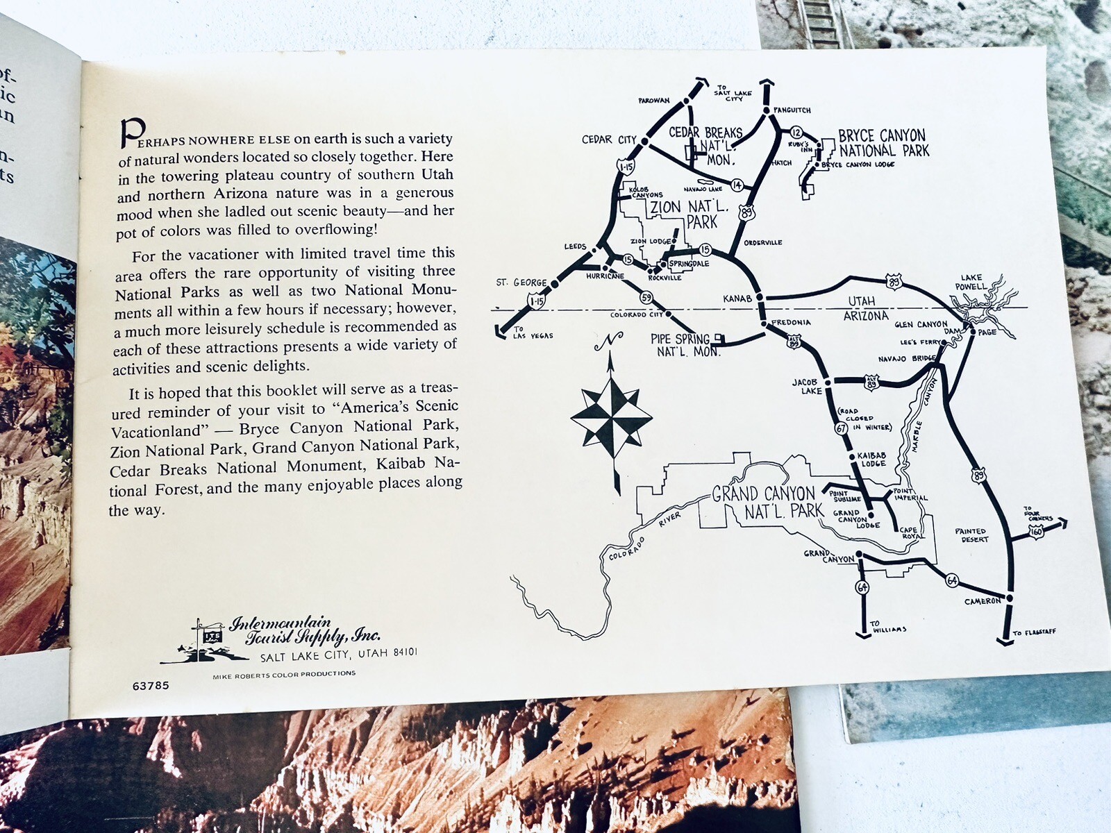Lot Of Vintage 70s AMERICAN SOUTHWEST National Parks and Monuments Guide Books