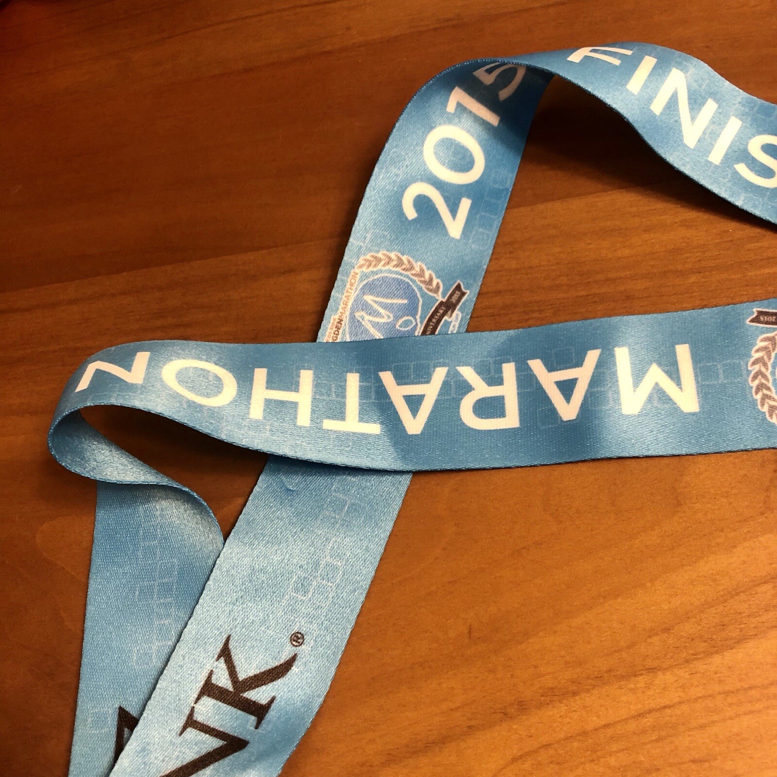 2015 Zion’s Bank Ogden Marathon Finisher 26.2 Mile Race Run Medal Award Utah UT