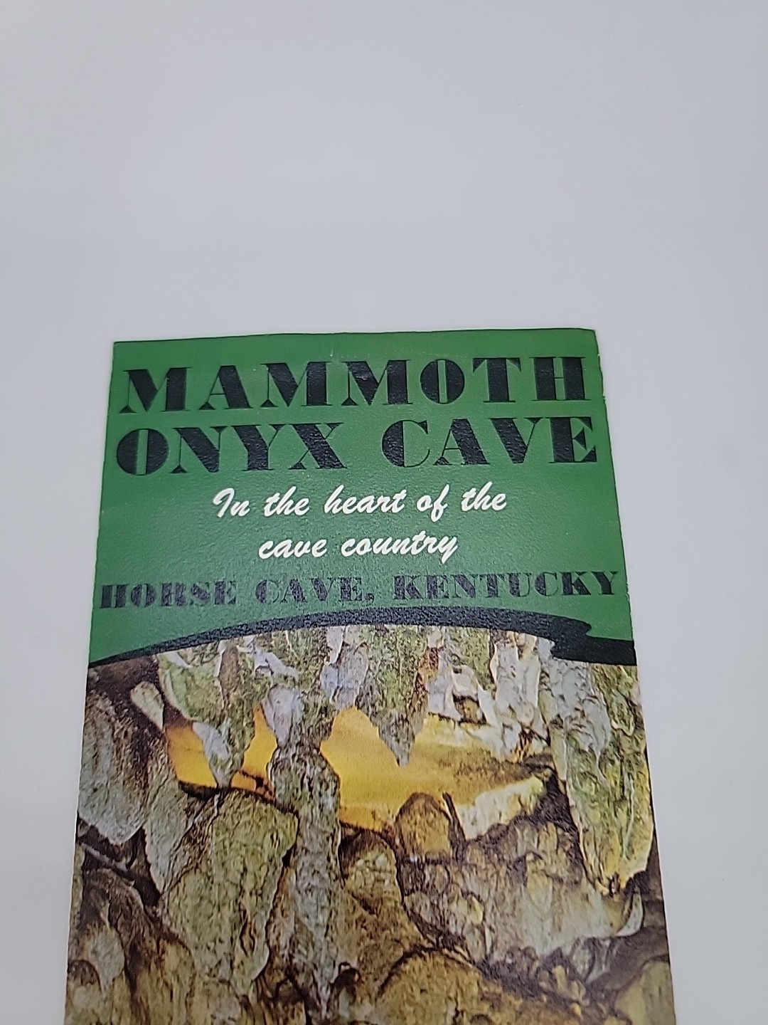 1963 Mammoth Cave National Park Kentucky Horse Cave Onyx Cave Historical