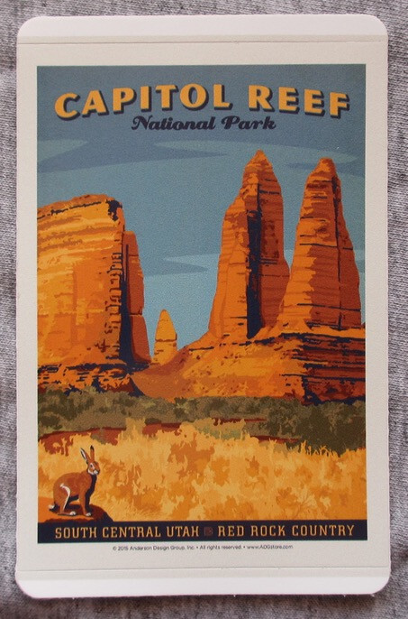 Capitol Reef National Park Vinyl Sticker New
