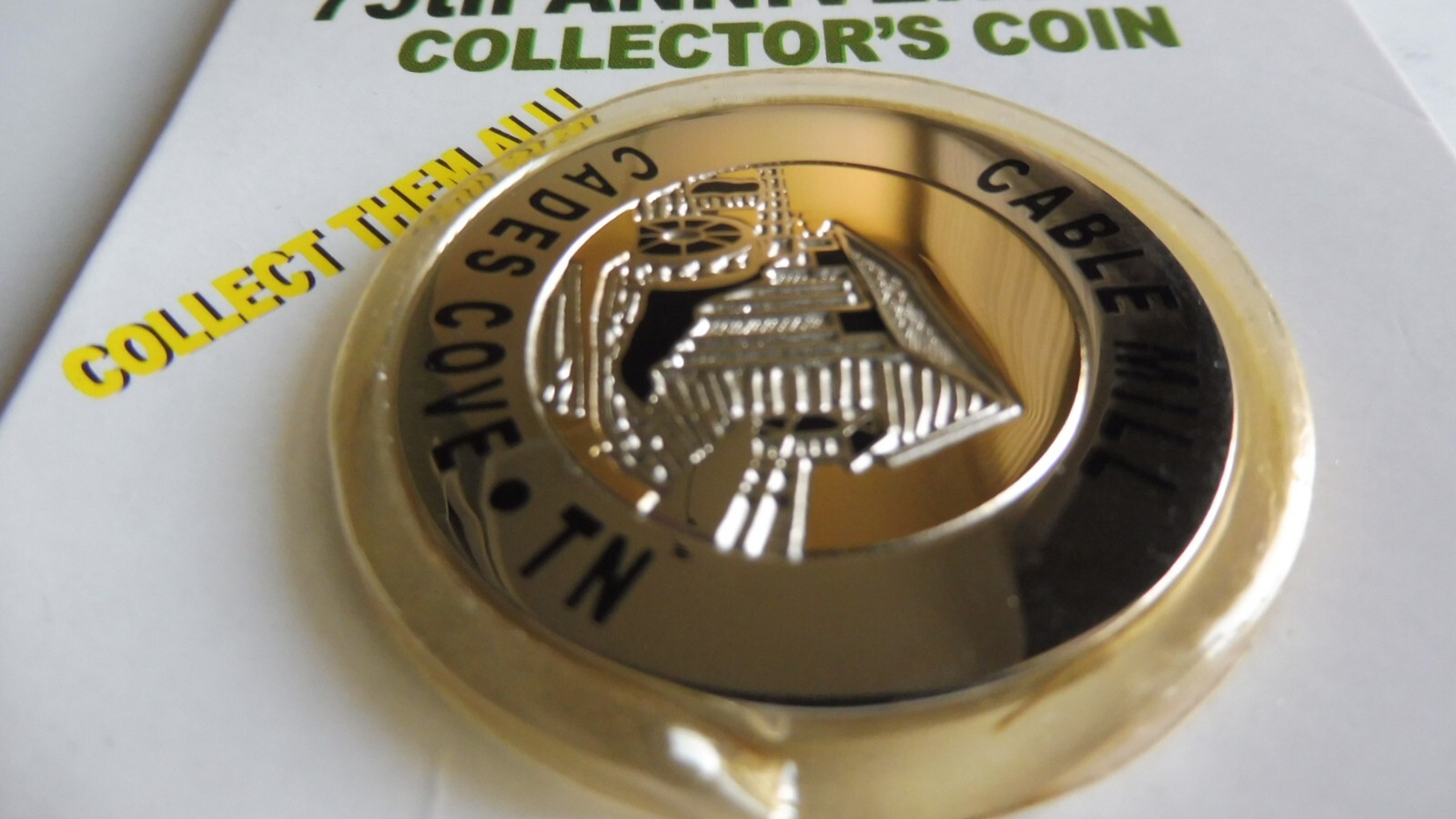 LOT (3) 2009 SMOKY MOUNTAINS COLLECTOR’S COIN MEDAL 75TH ANNIVERSARY SOUVENIR NP