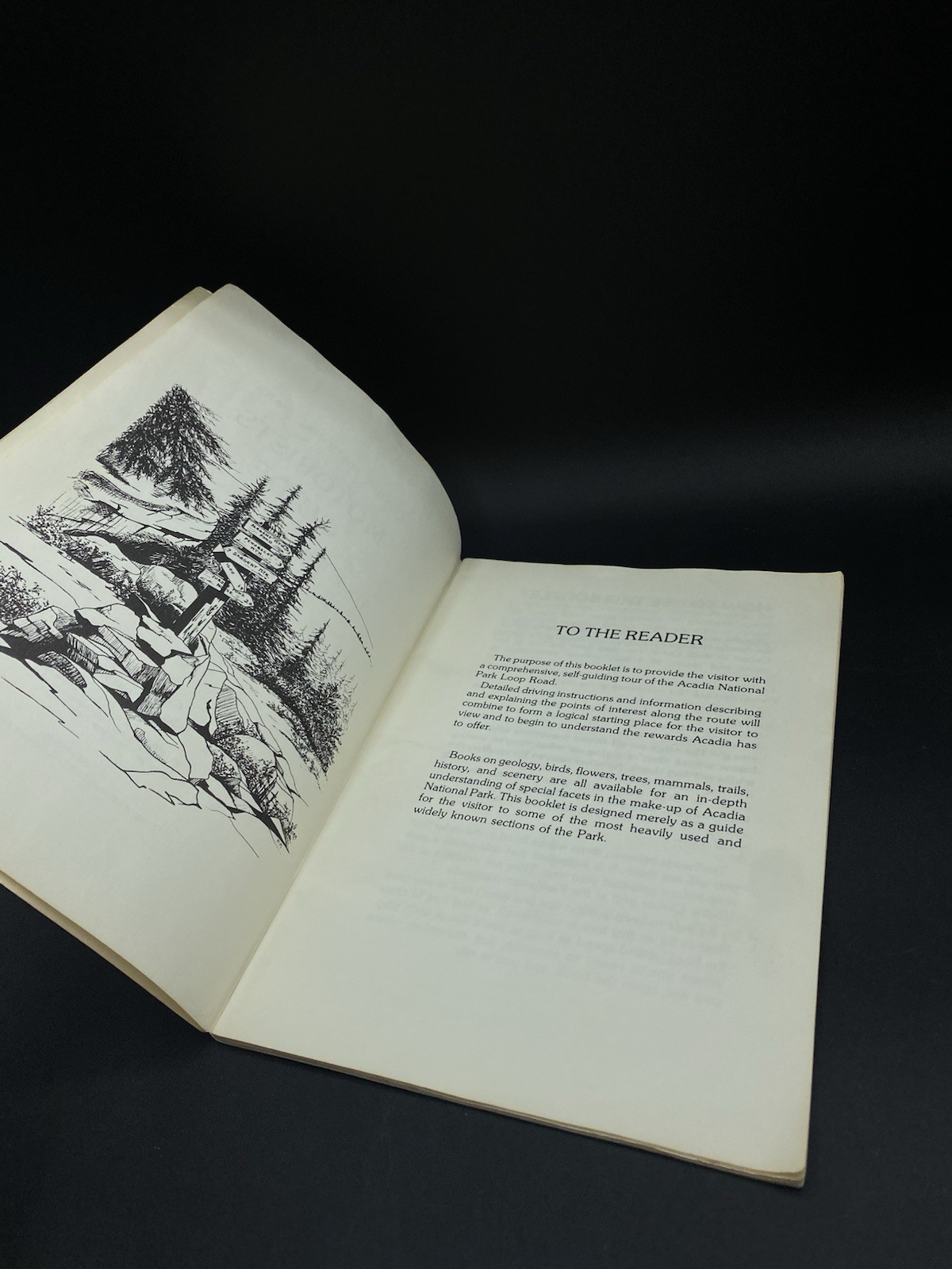 1977 Acadia National Park US Motorists Guide & Sieur de Monts National Monument