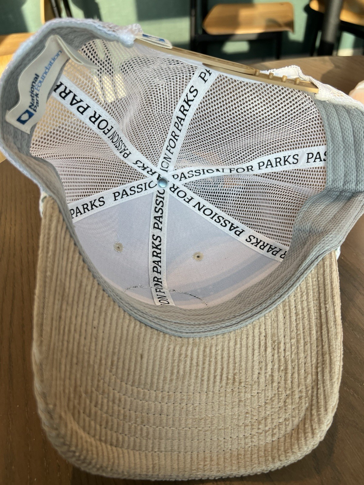 Yosemite National Park California Beige Mesh Trucker Hat National Parks