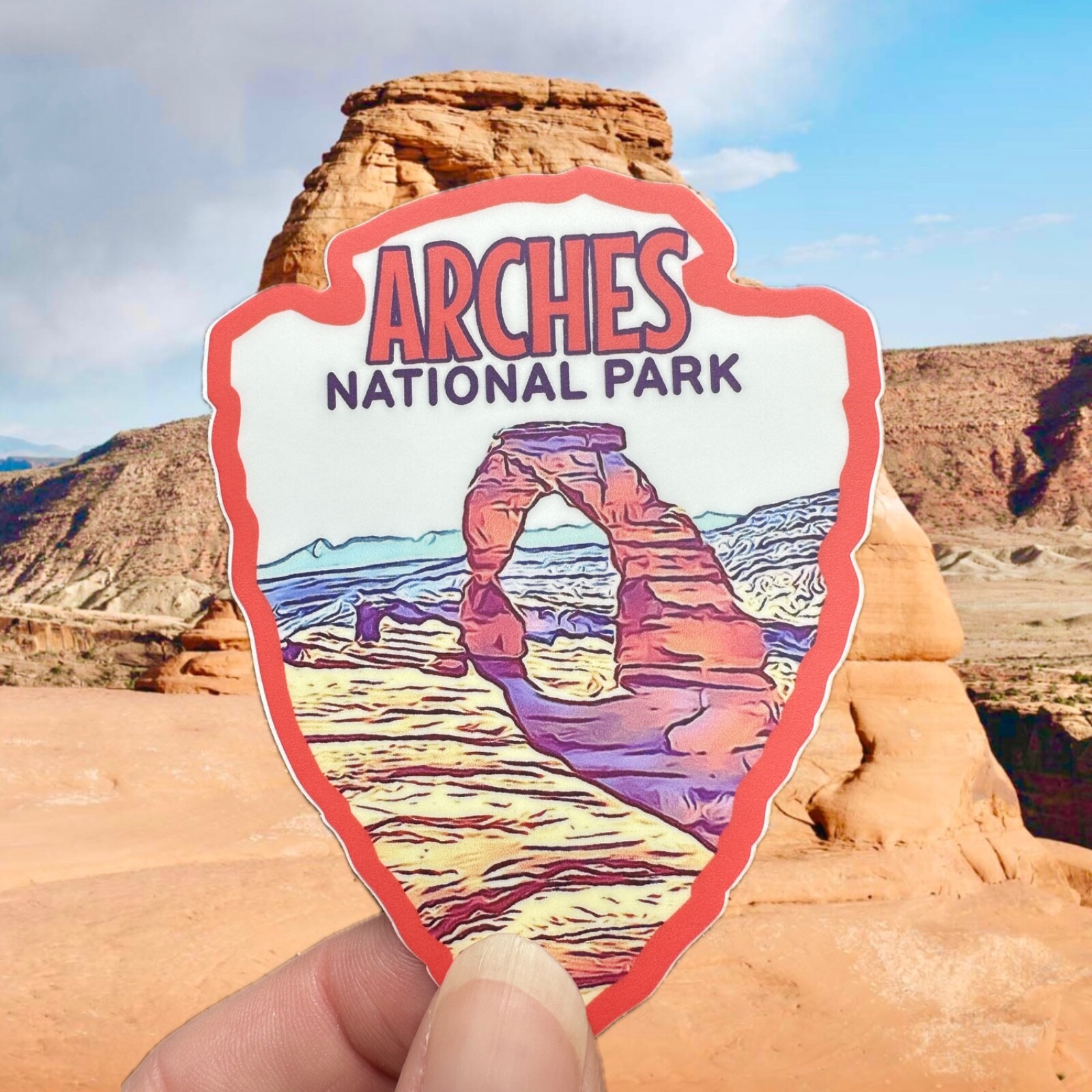 Arches National Park Weatherproof Vinyl Sticker