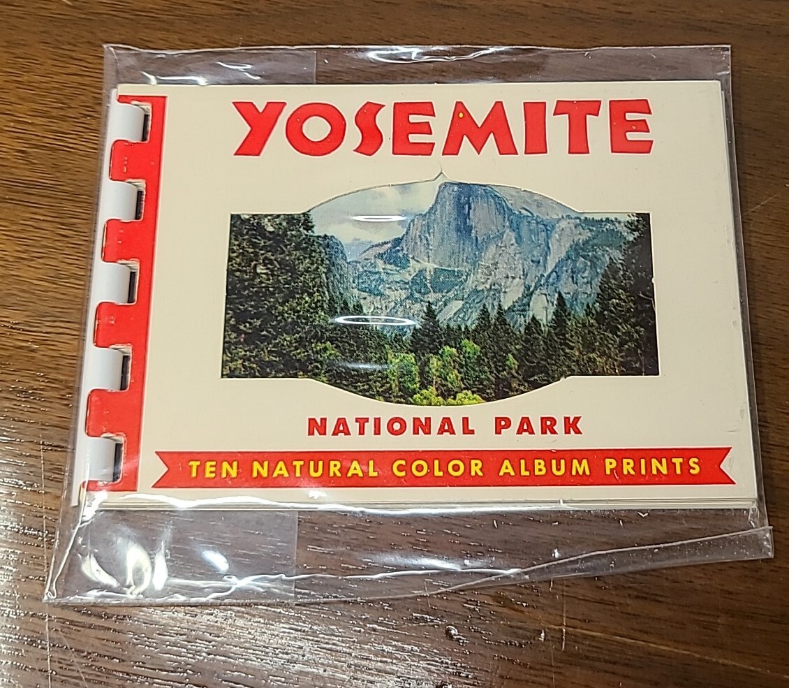 Vtg Yosemite National Park Color Album Prints 1953/Photo Guide 1955/Pers. Photos