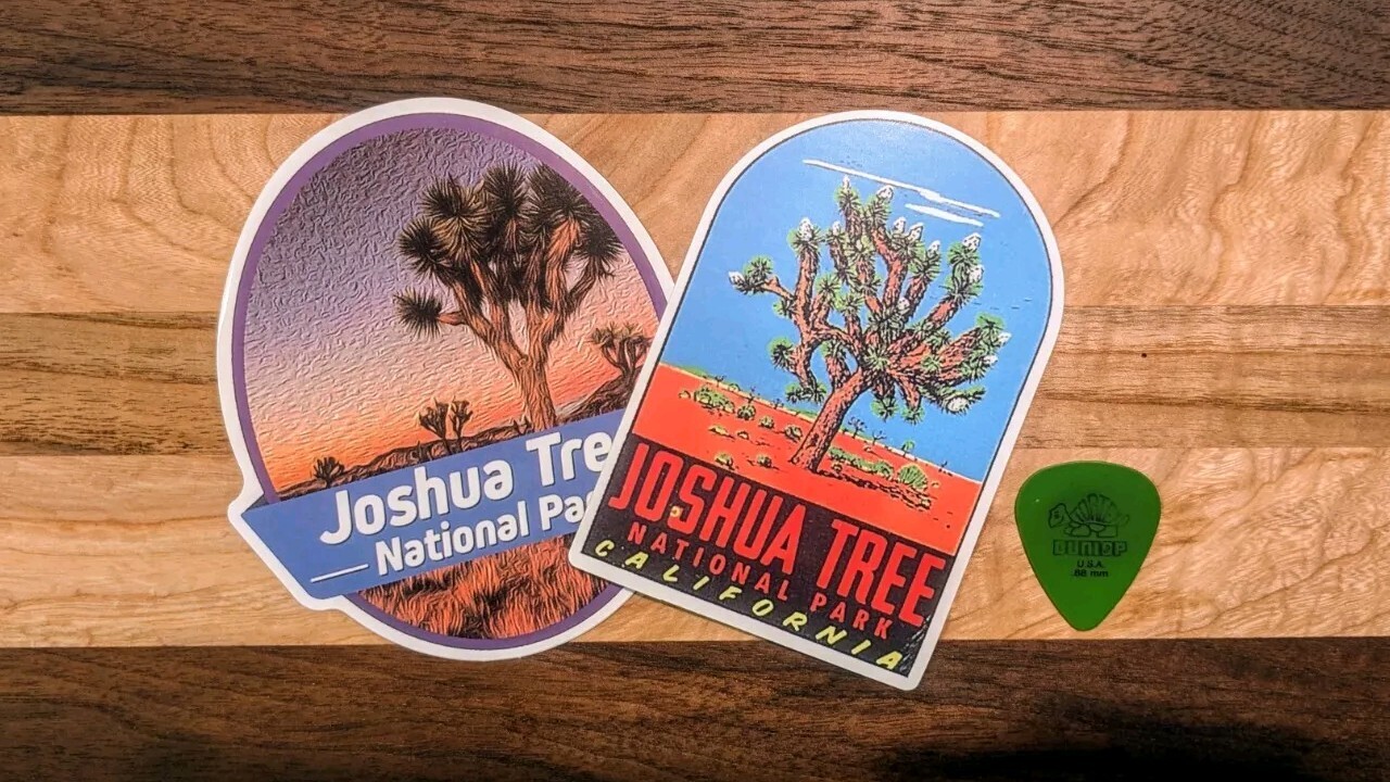 Set Of Two (2) 4″ Joshua Tree National Park Sticker Decal