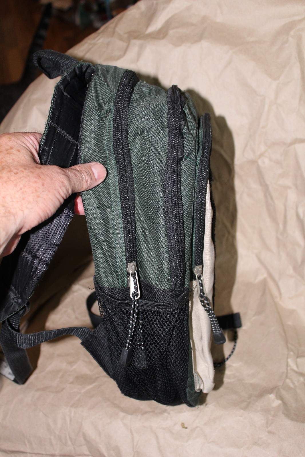 VTG – National Park Service Junior Ranger Kids Green Backpack ~15″x12″
