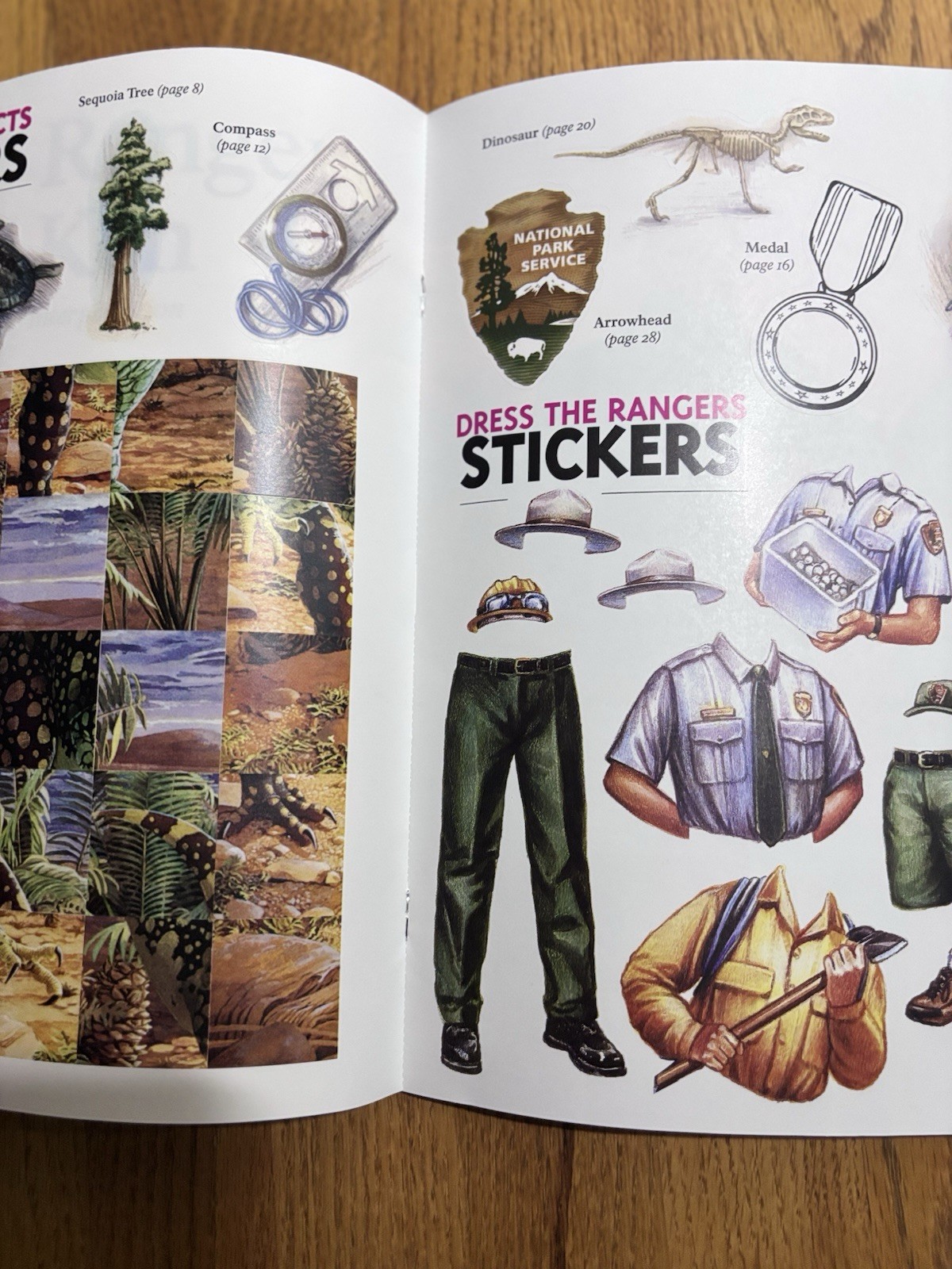 National Park Service Ranger Activity & Sticker Book 2005 Unused Stickers PB