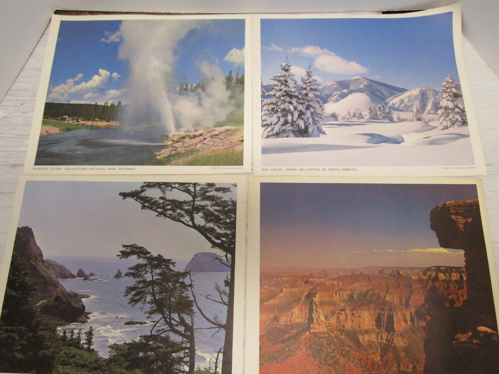 10 Vintage National Parks Scenic pictures by Union Pacific Railroad Colorphoto