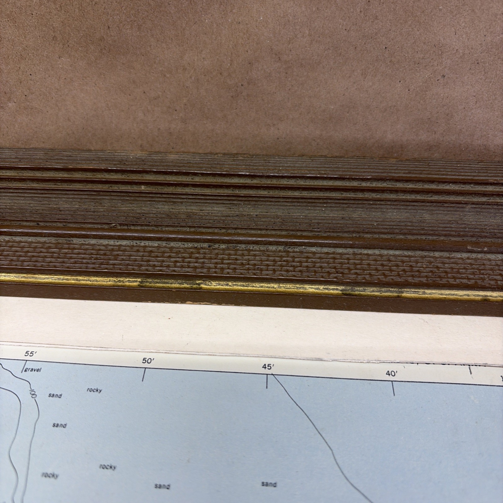 Raised Relief Map of the island of Oahu, Hawaii Honolulu 3D Framed Vintage