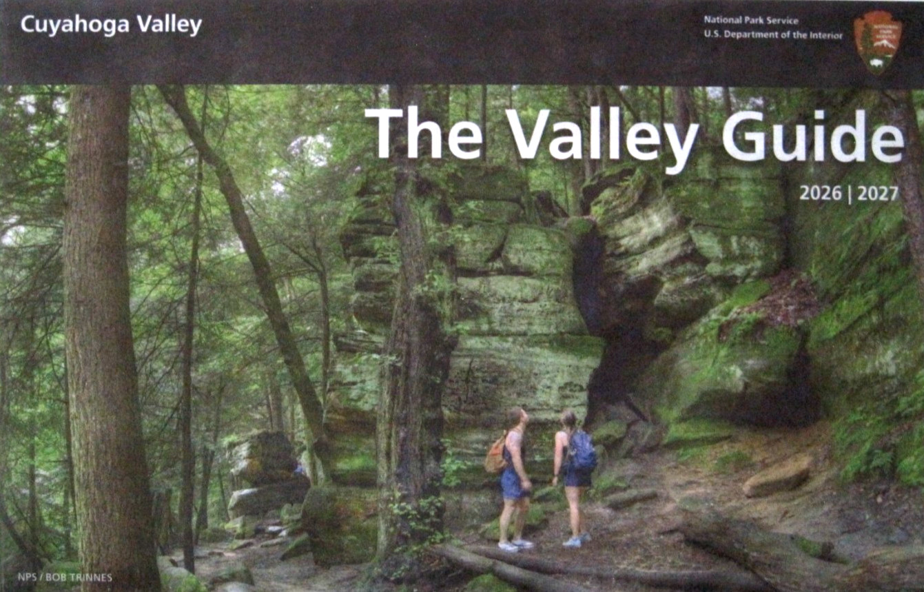 Cuyahoga Valley National Park Valley Guide Unigrid Brochure Map 7.5″ x 11″