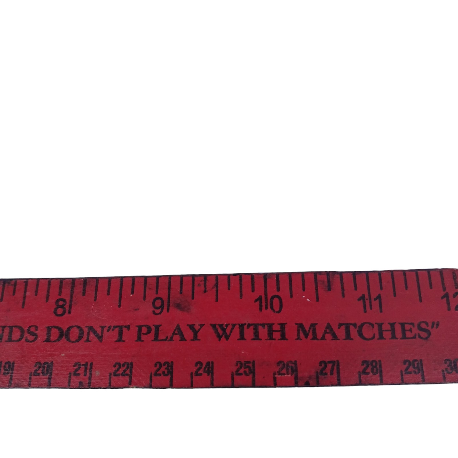 Vintage 1970’s Smokey The Bear Prevent Forest Fires Old Red Wood School Ruler