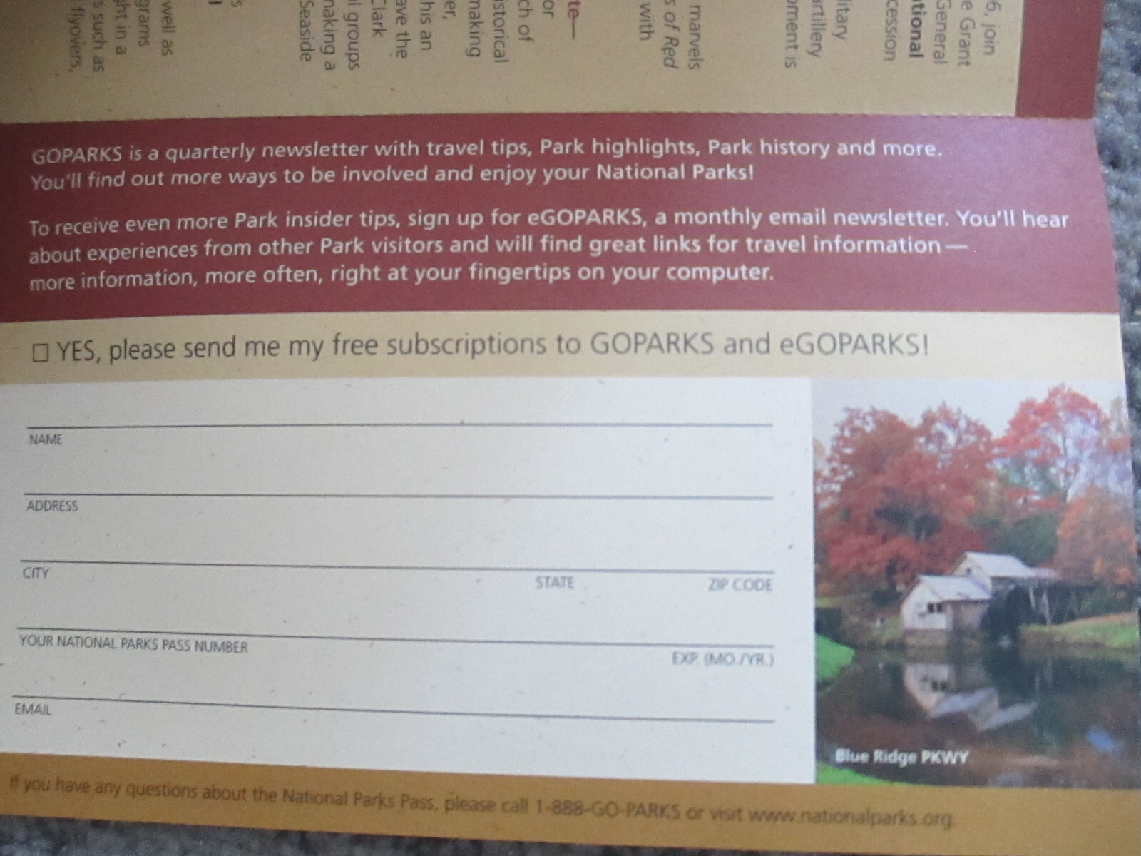 National Park Service 2006 National Parks Pass Owner’s Manual