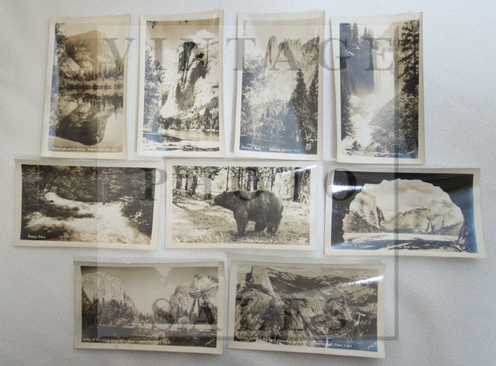 10 Yosemite National Park California Real Photo Photograph Postcard Mailer Cards
