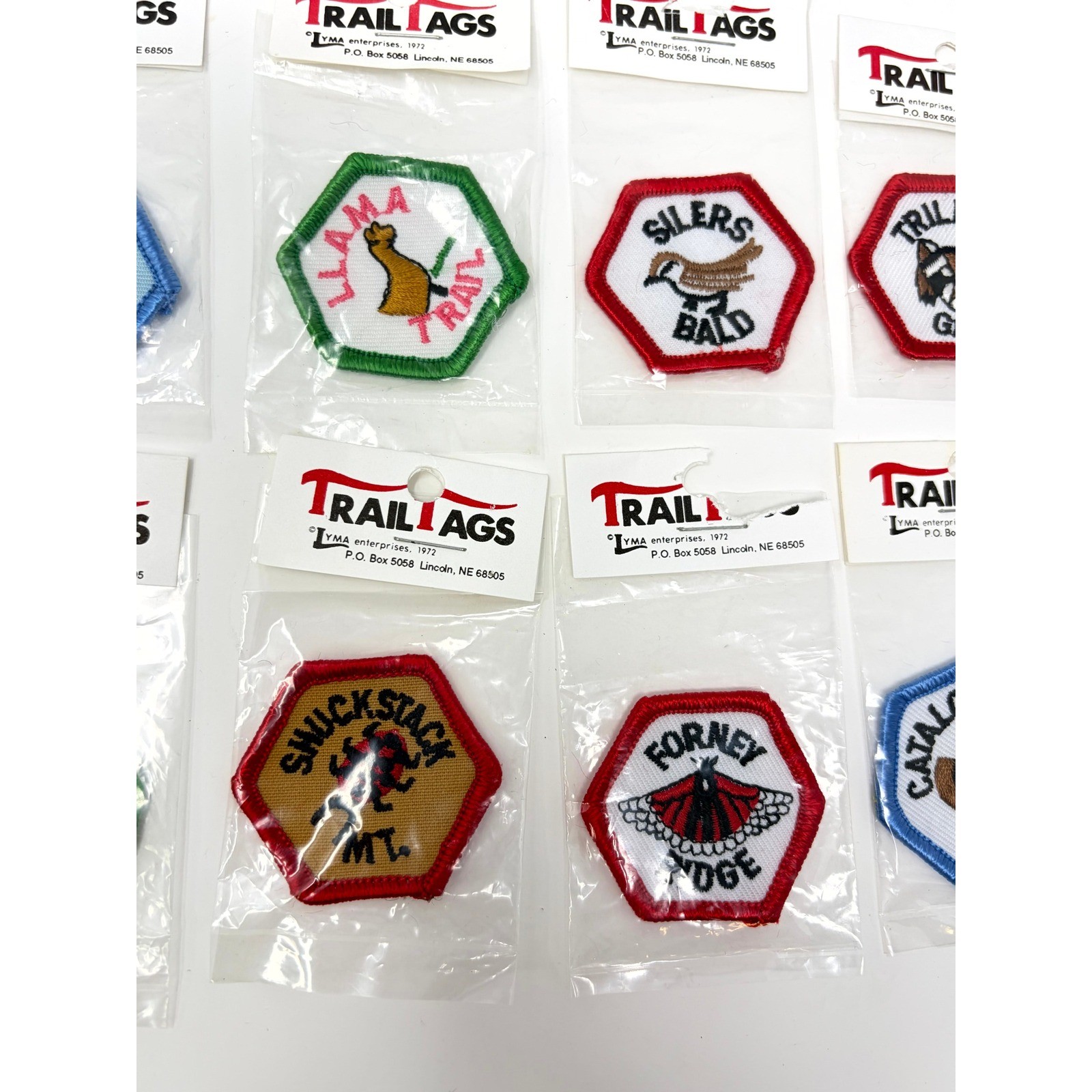 Lot of 10 Vintage Trail Tags Patches Great Smoky Mountains National Park + More