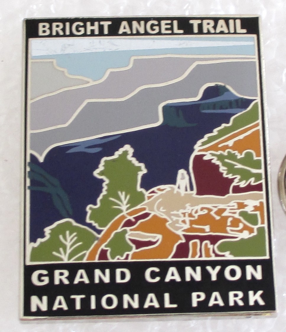 Bright Angel Trail – Grand Canyon National Park Tourist Travel Souvenir Pin