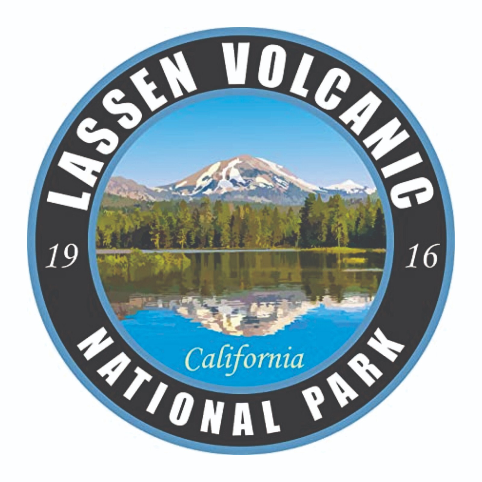 Lassen Volcanic National Park Sticker California National Park Decal