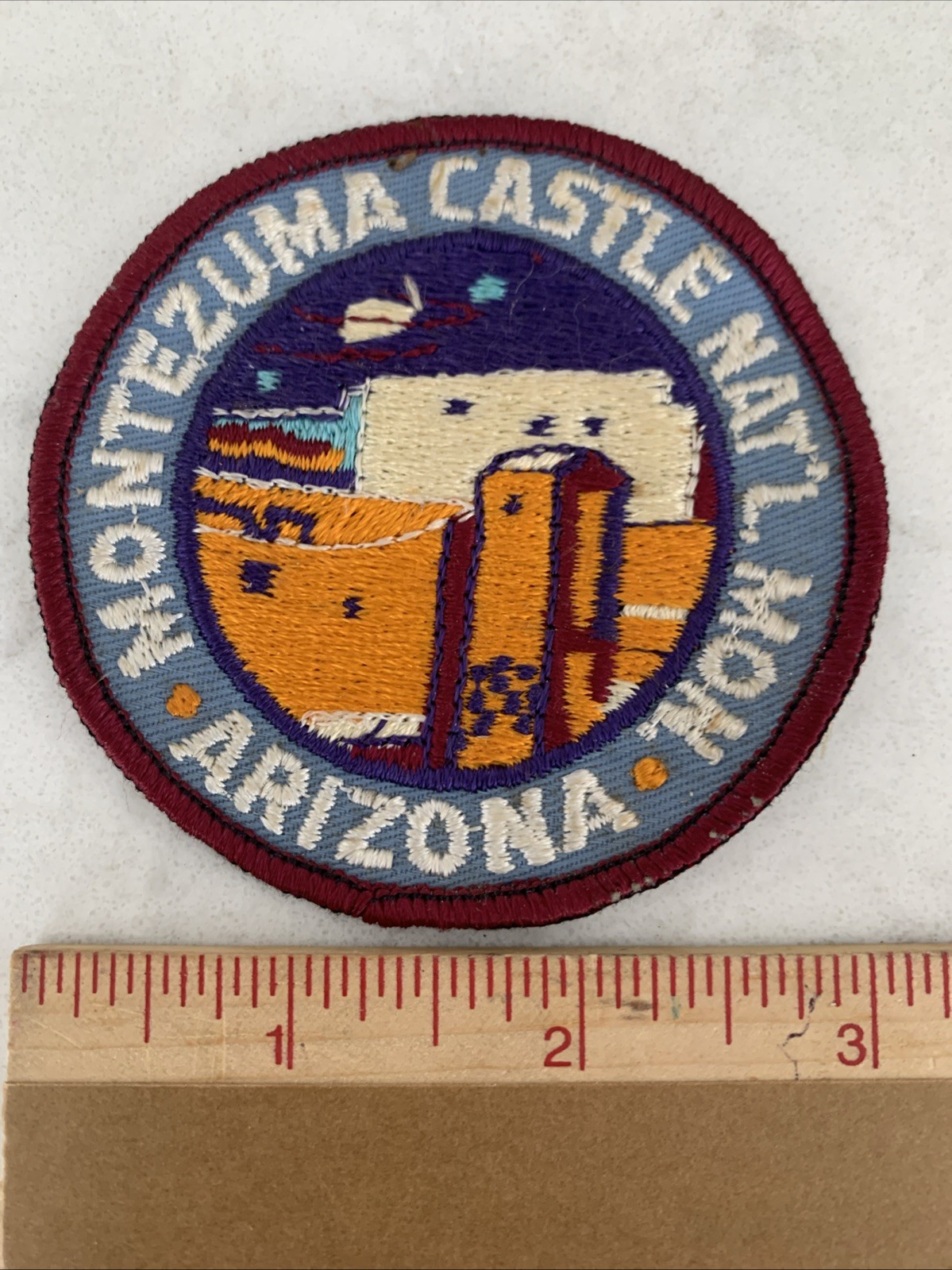 Montezuma Castle National Monument Arizona 1960’s Vintage Patch