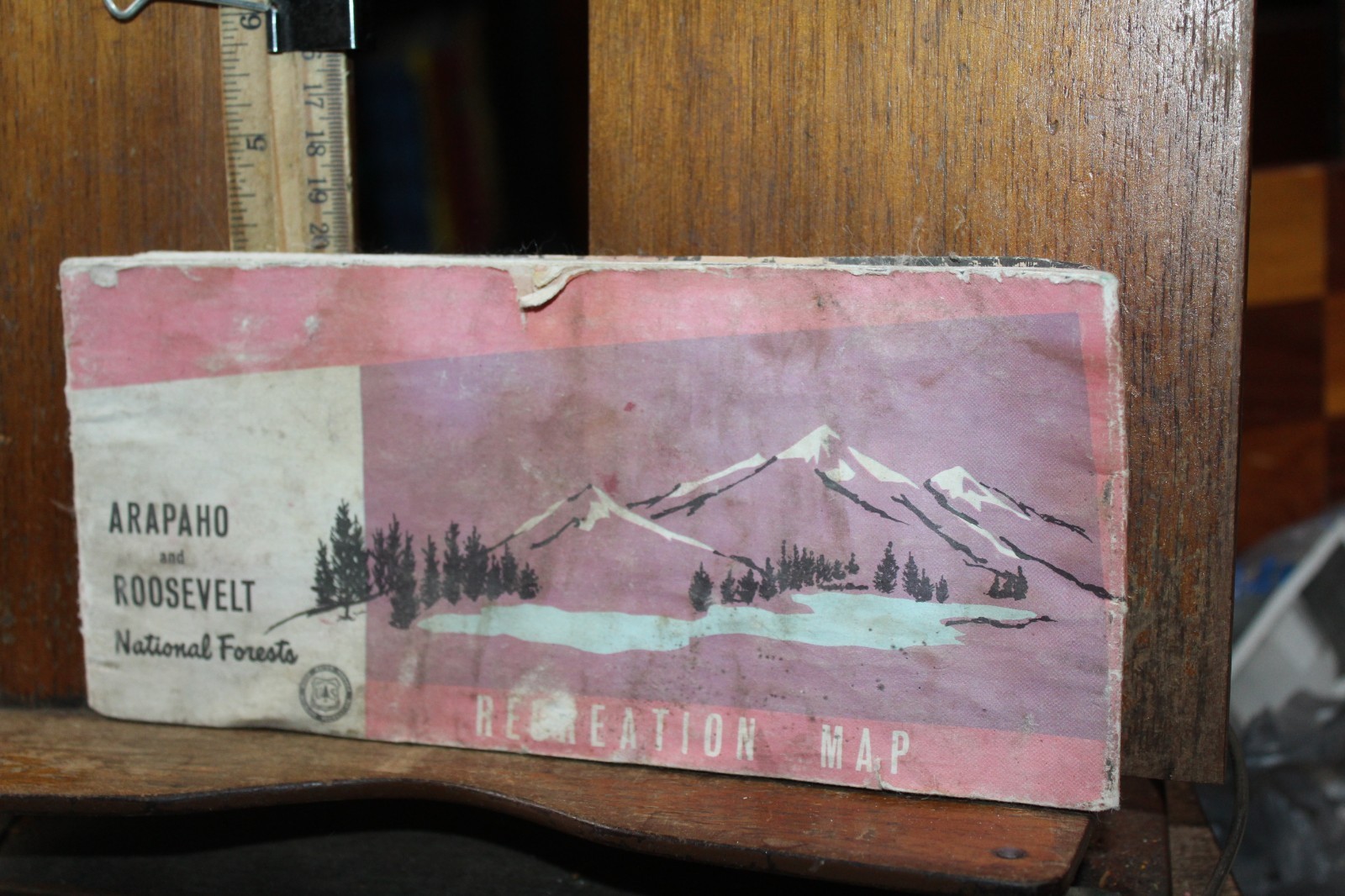 Vintage 1968 Arapaho & Roosevelt National Forests Recreation Map