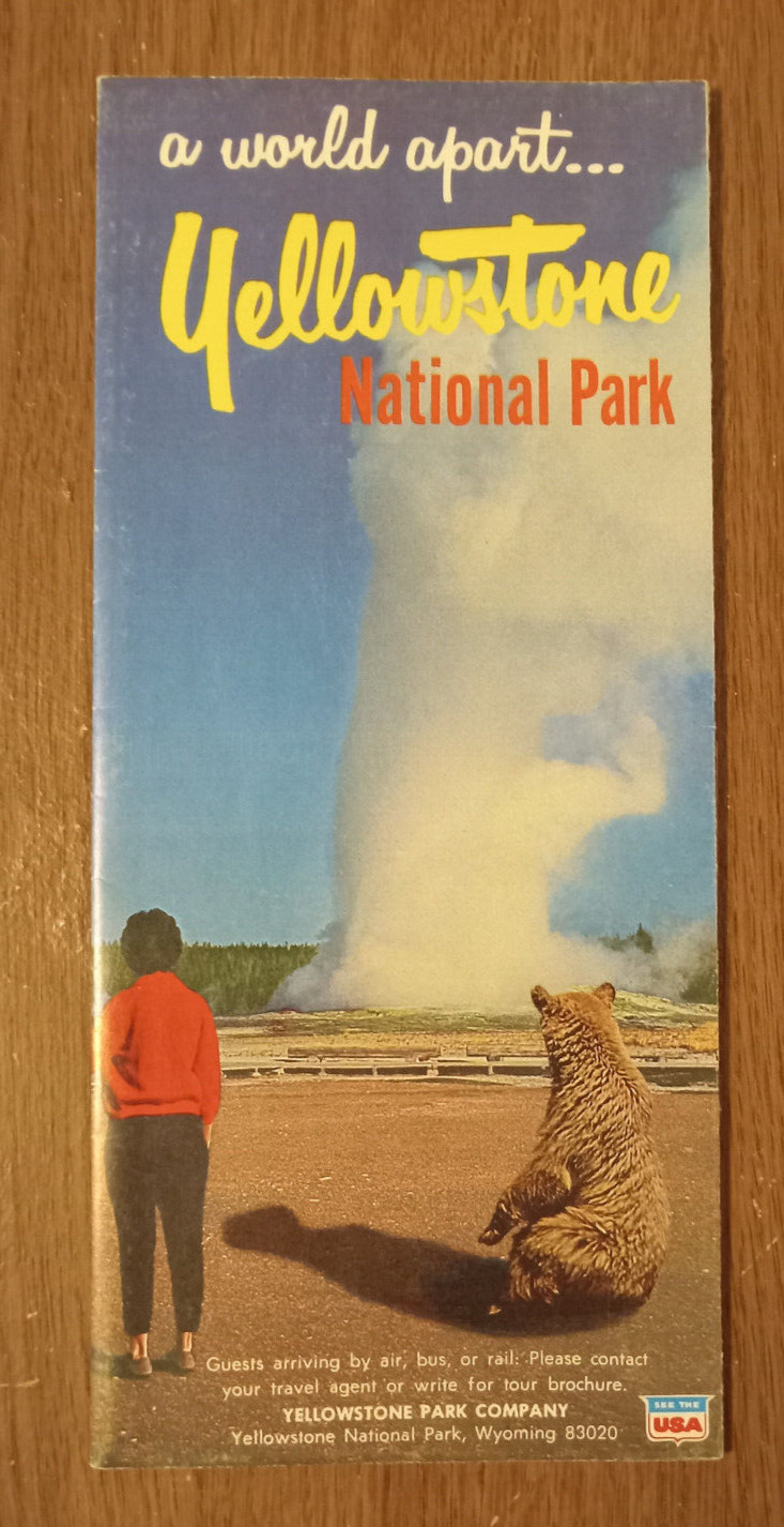 Vintage Travel Brochure – Yellowstone National Park – A World Apart (1965)