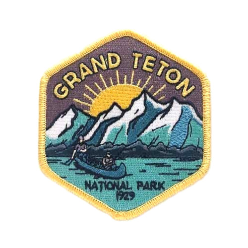 Grand Teton National park Patch Iron-On Applique Souvenir Gift