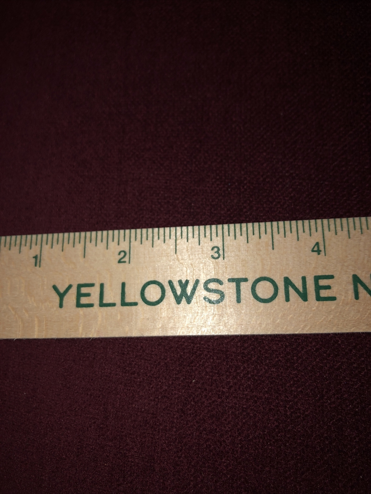 Yellowstone National Park-Finders Seekers Wooden Ruler-New, Out Of The Bag