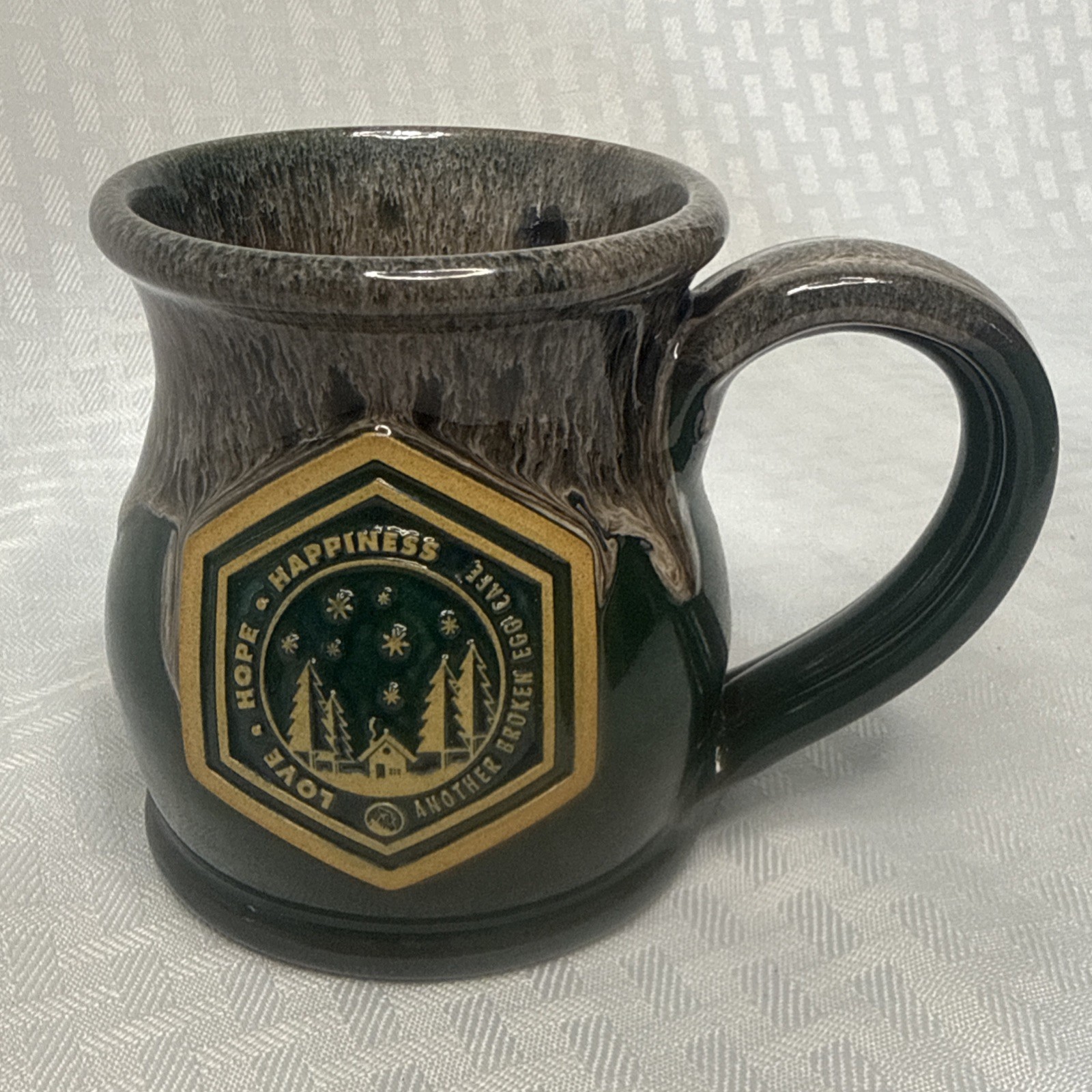 Deneen Pottery Another broken egg cafe Indianapolis Hand-Thrown Mug 2020