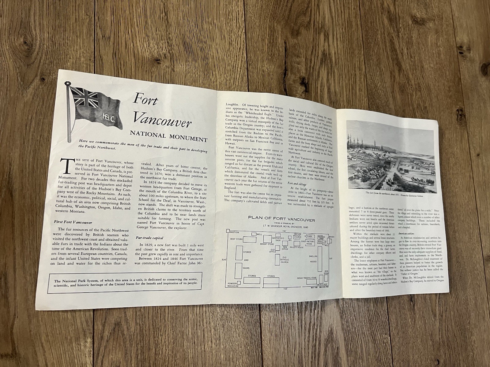 Fort Vancouver National Monument – Historical Brochure (Washington)