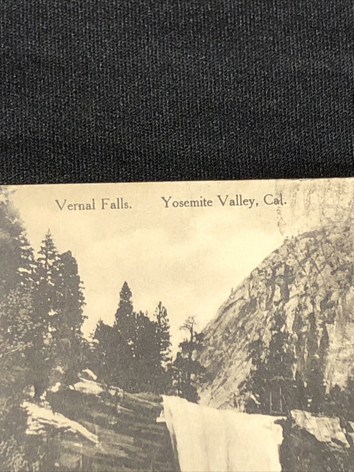 Vintage Postcard Vernal Falls Yosemite CA California 1916 (P126)