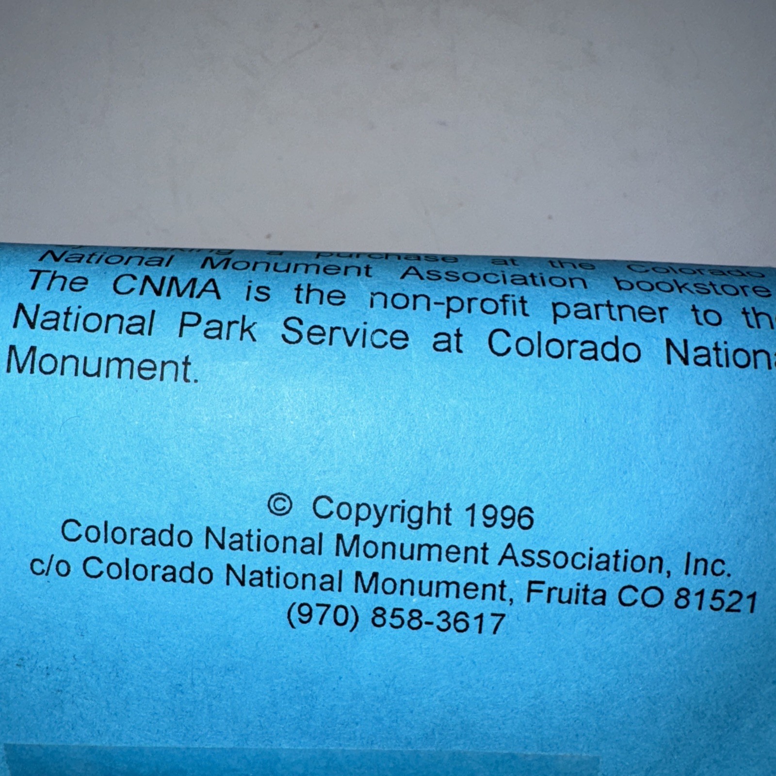 Vintage Colorado National Monument Canvas Tote Bag 1996 National Park NOS