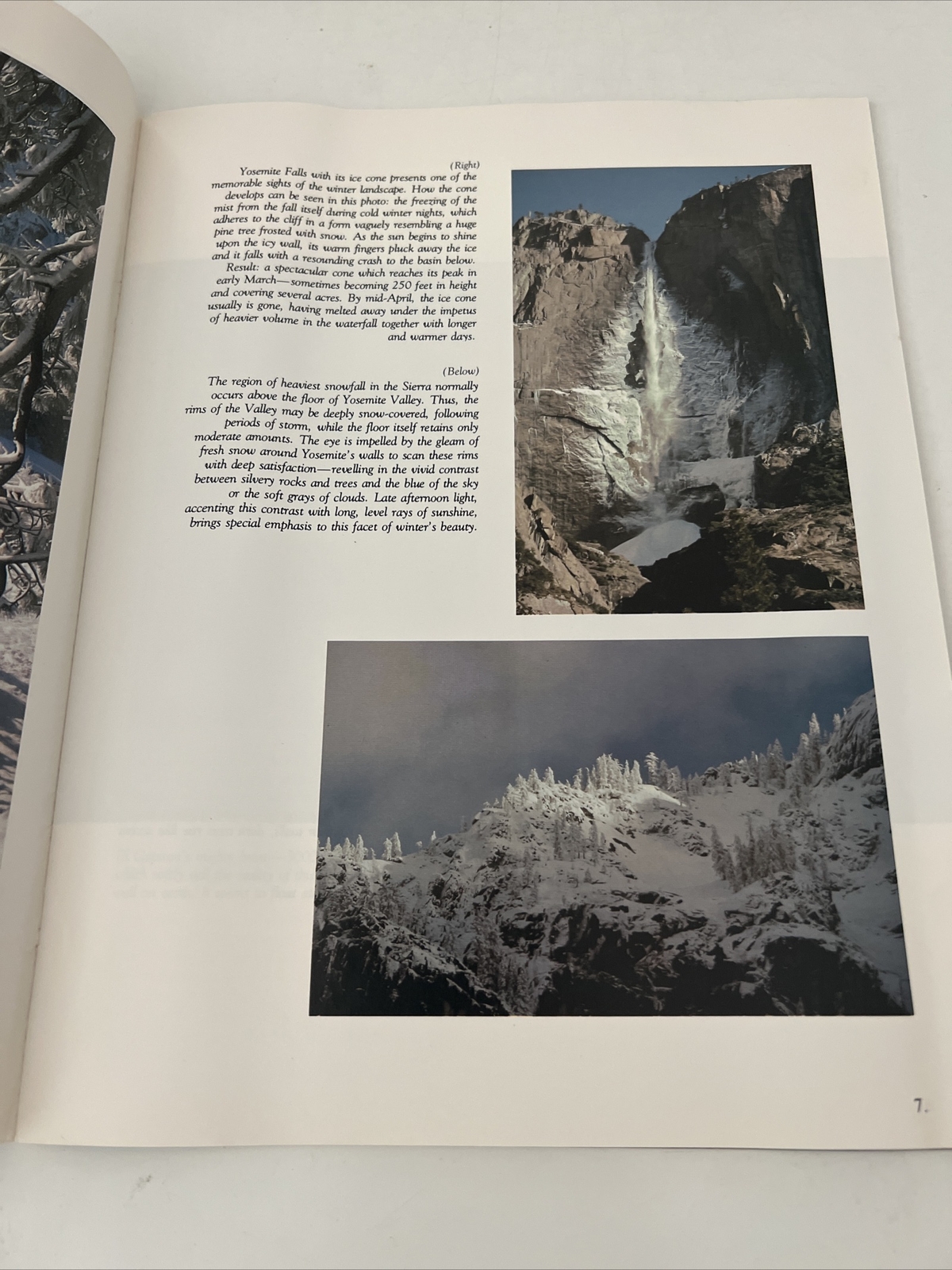 Signed 1978 National Park Booklet THE FOUR SEASONS OF YOSEMITE Morgenson