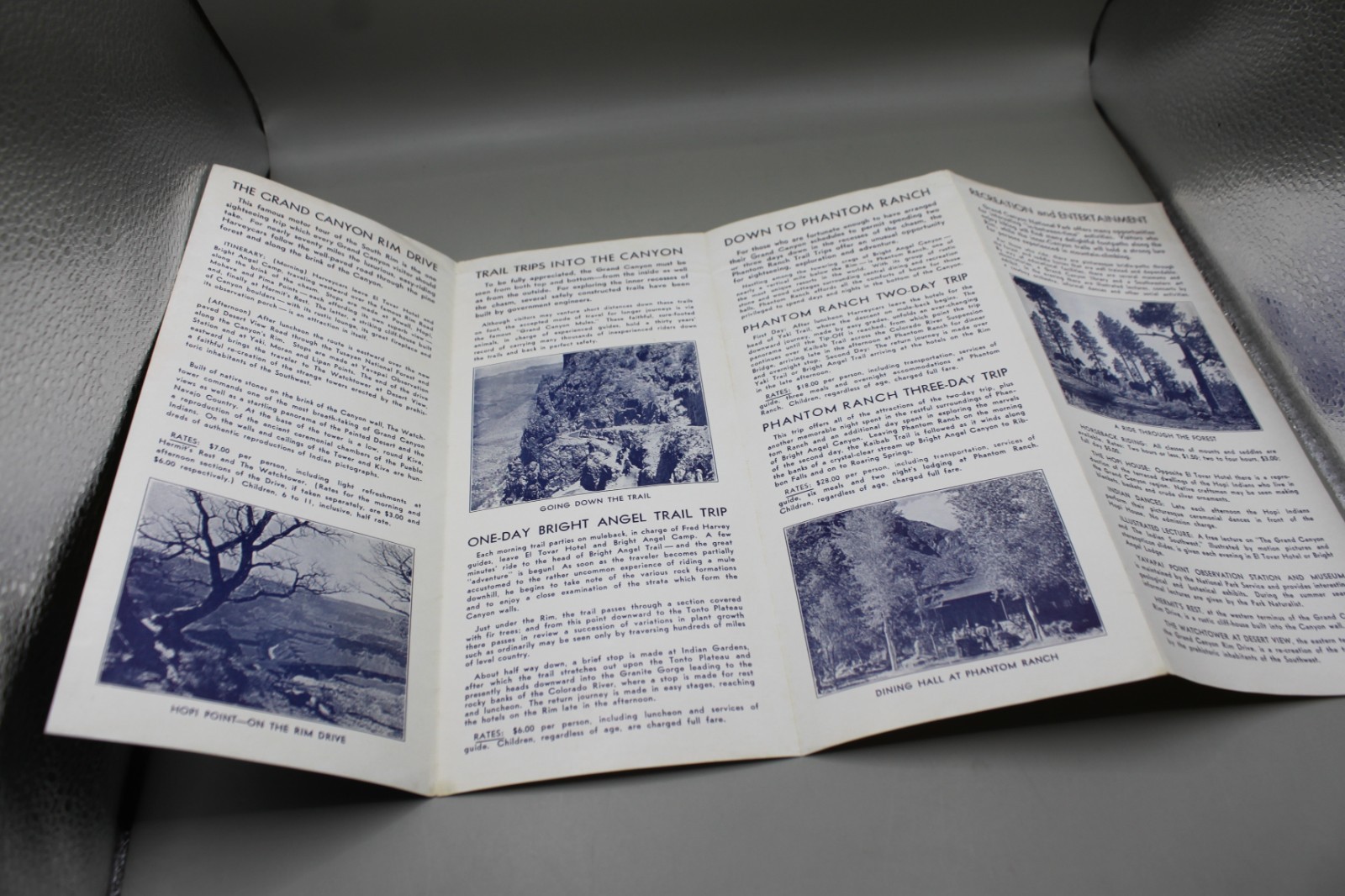 Grand Canyon National Park Travel Brochure EL Tovar Hotel
