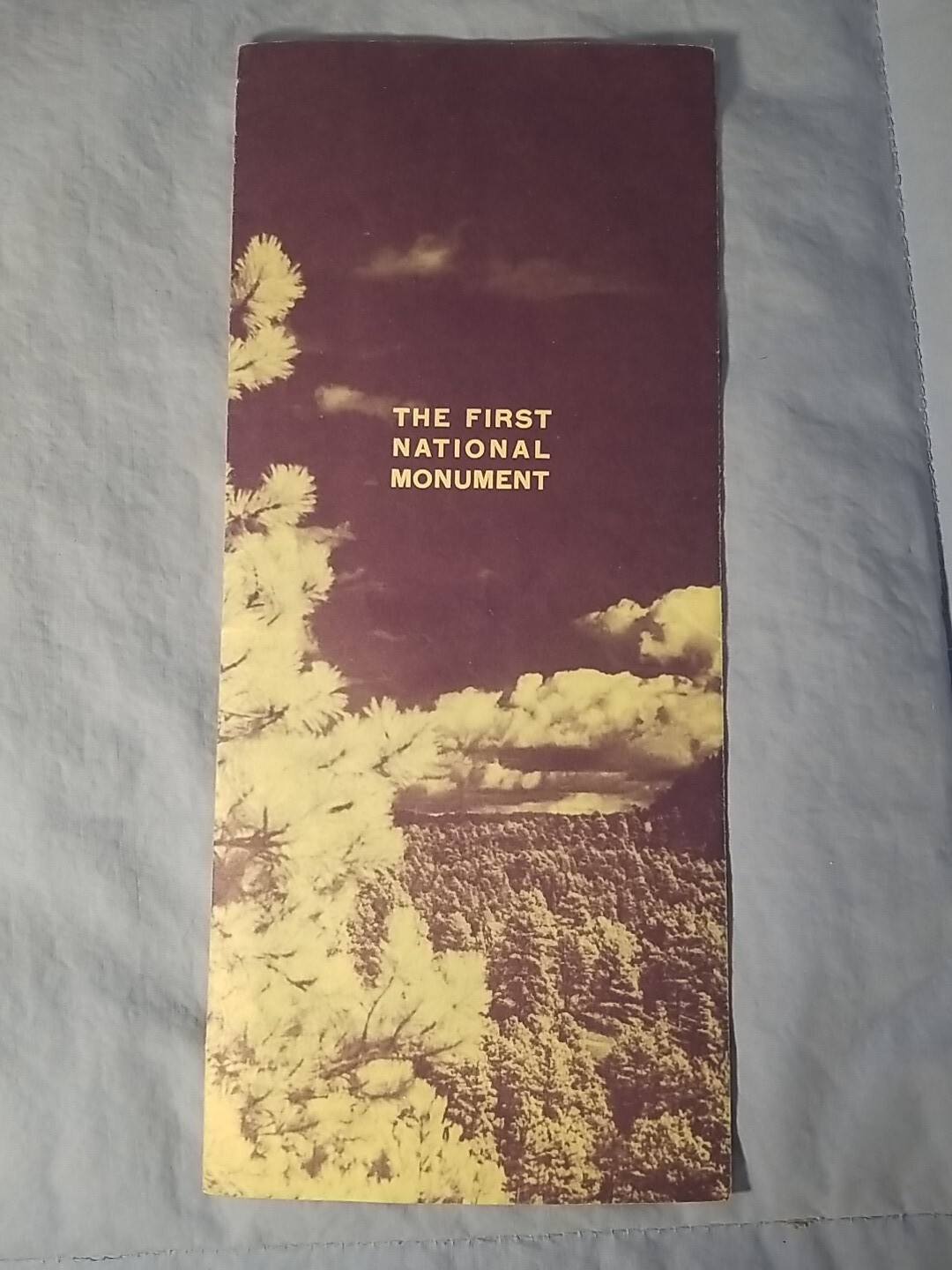 1967 Vintage Devils Tower National Monument Wyoming Travel Brochure
