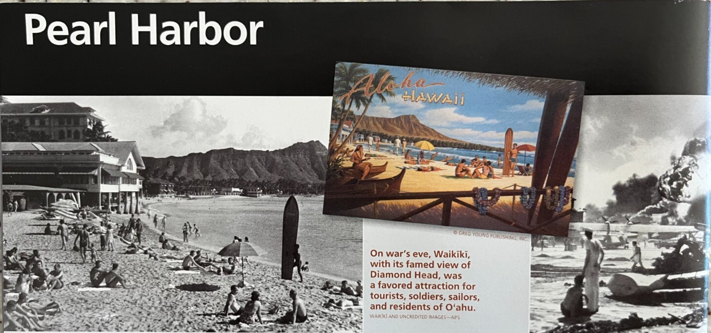 PEARL HARBOR MEMORIAL Hawaii NATIONAL PARK SERVICE UNIGRID BROCHURE/MAP GPO 2023