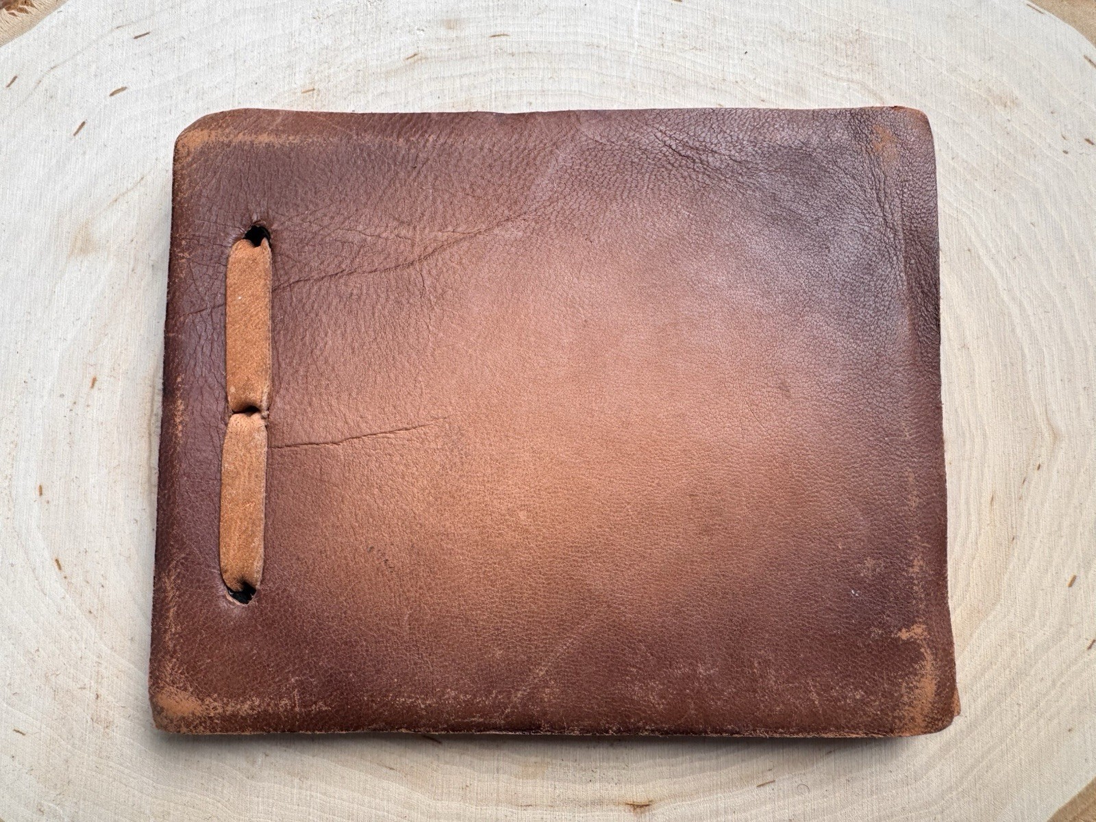 Yellowstone Park Leather Snap Shot Album Used & Unused 4”x5” Circa 1930 Vintage