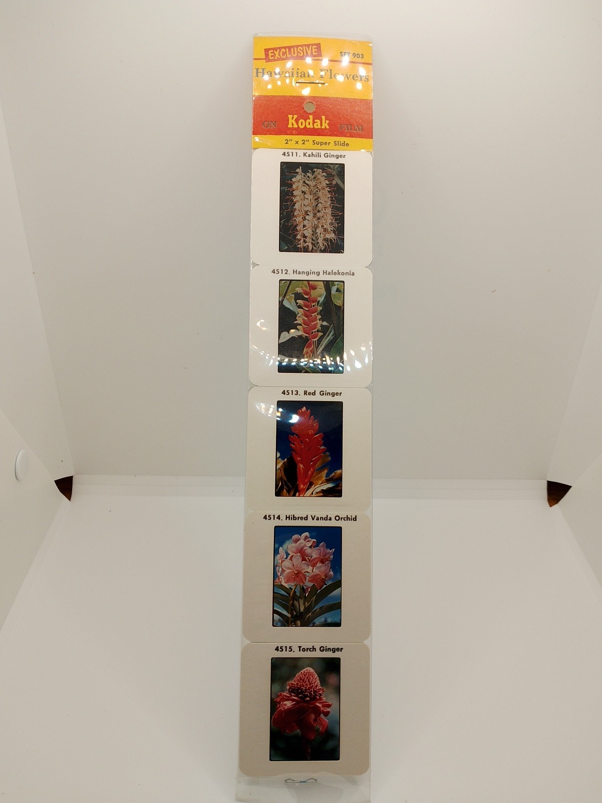 Vintage Kodak 5 Color Slides 2×2 – Hawaiian Flowers