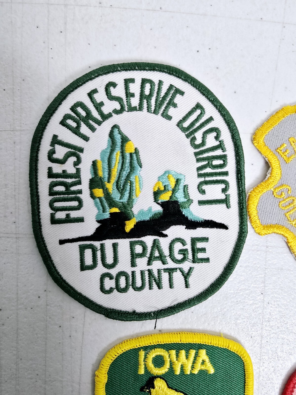 Lot of 6 Vintage Scout Patches: Snorkeling BSA, Forest Preserve Du Page County