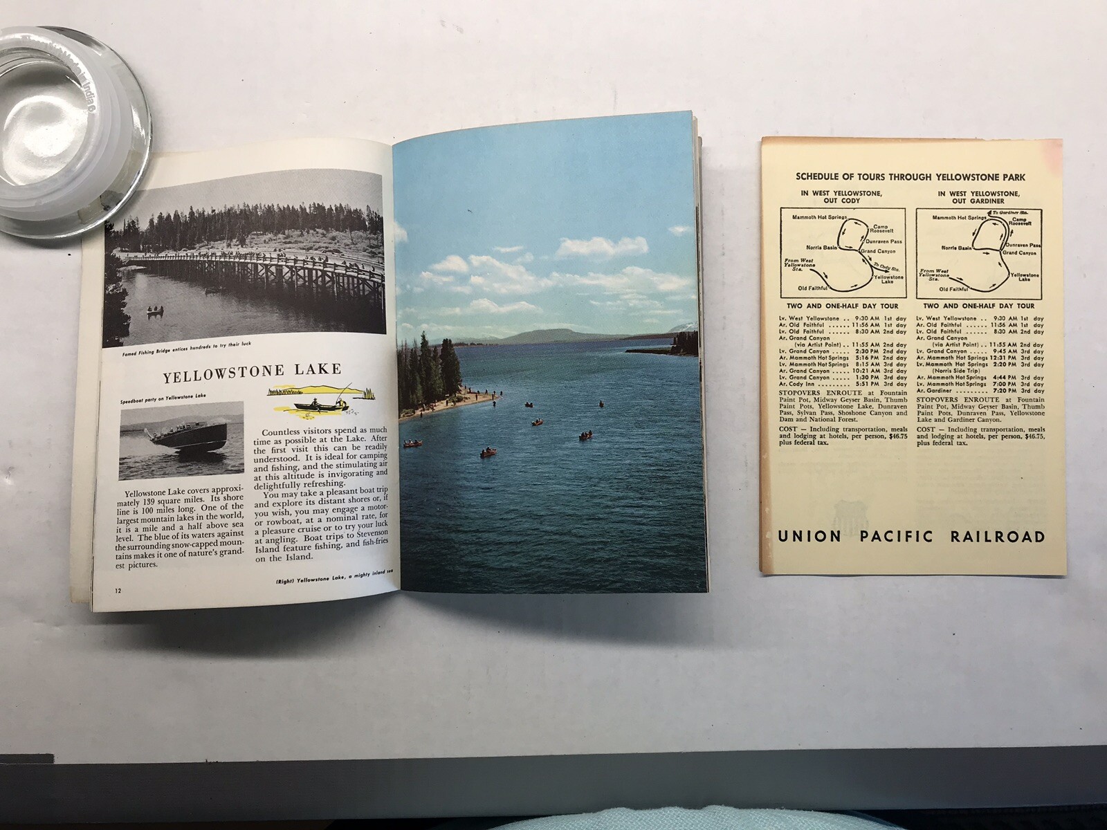 1953 Yellowstone and Grand Teton National Parks Union Pacific Railroad Brochure