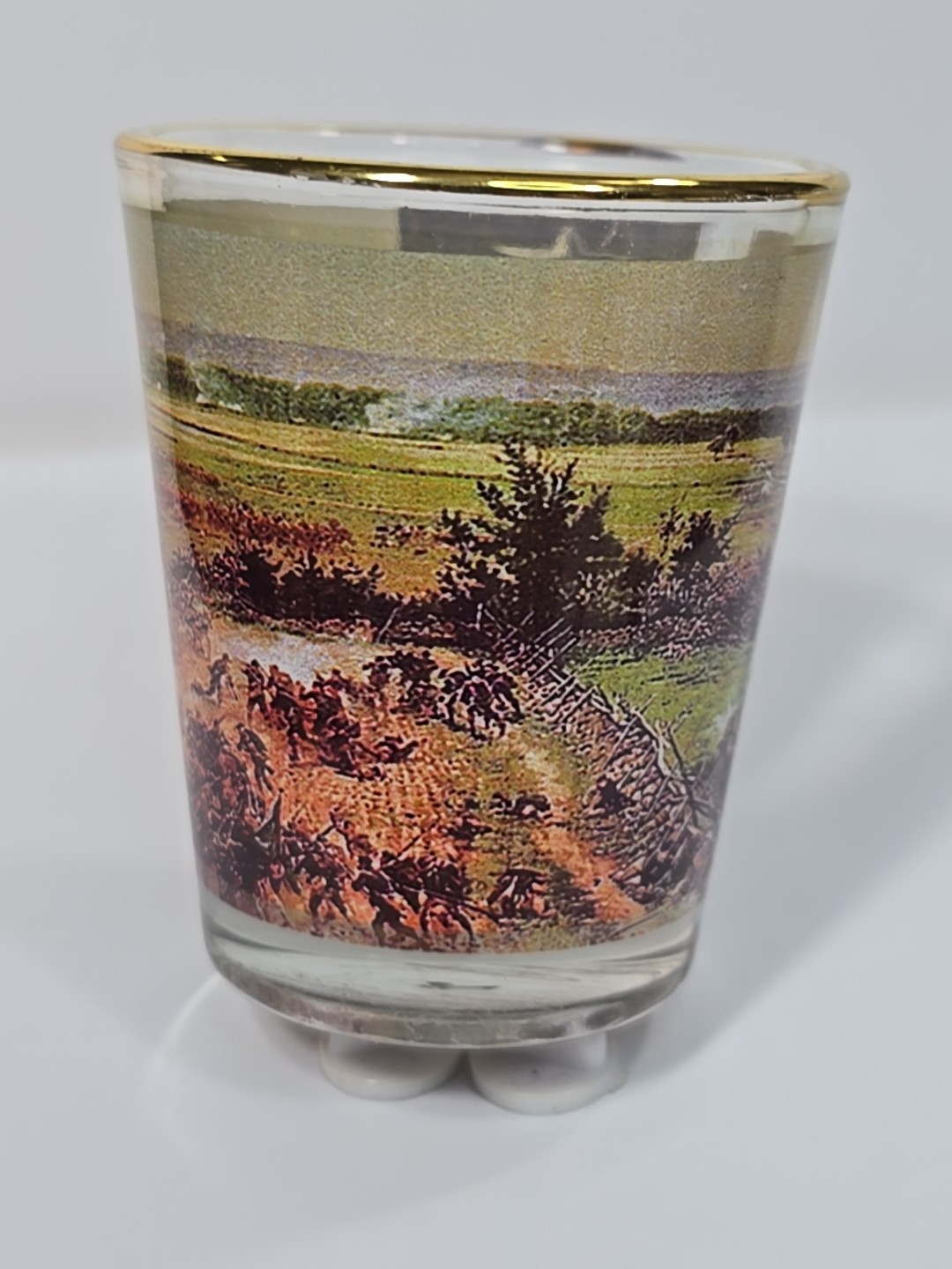 Gettysburg National Military Park Travel Souvenir Shot Glass Picket’s Charge