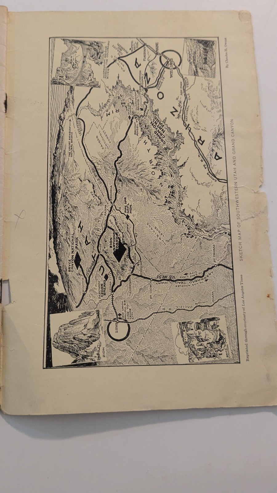 1932 Zion & Bryce Canyon Utah National Parks Brochure National Park Service