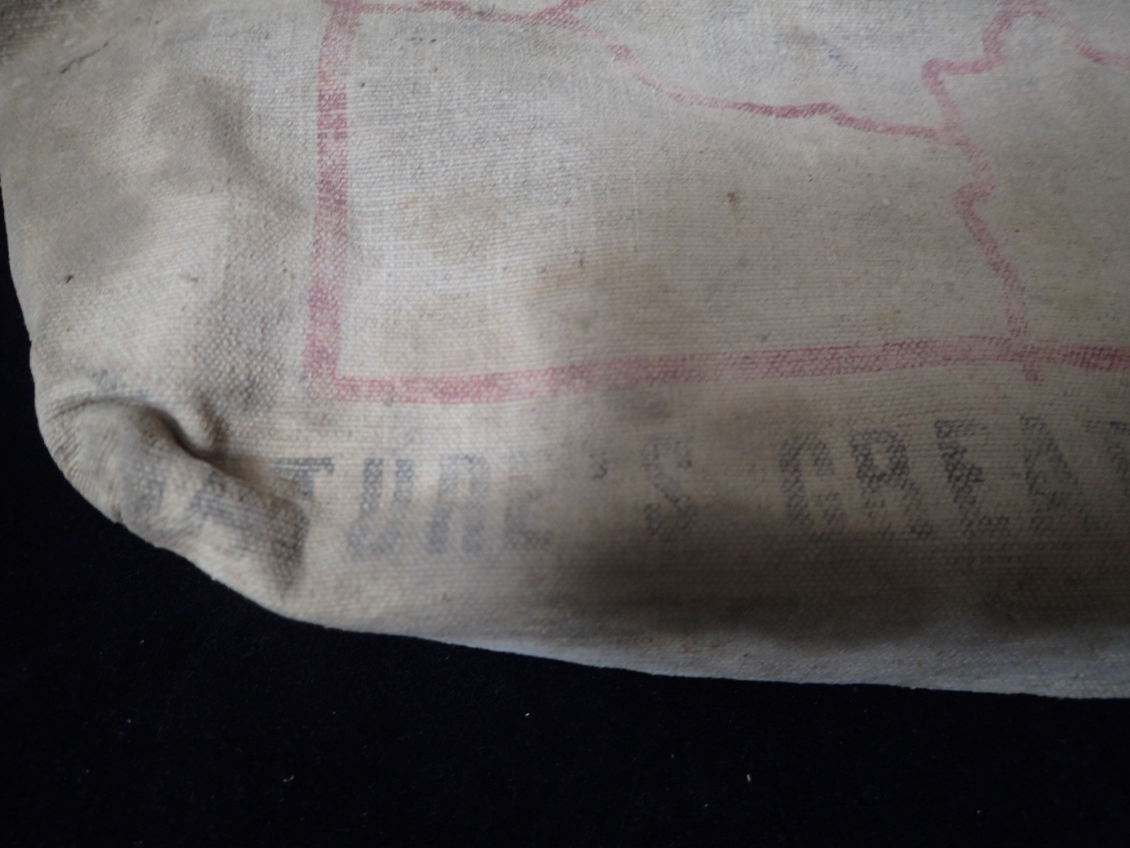Vintage Yellowstone Park Chief Water Bag Flax Canvas by Pueblo Tent & Awning Co.