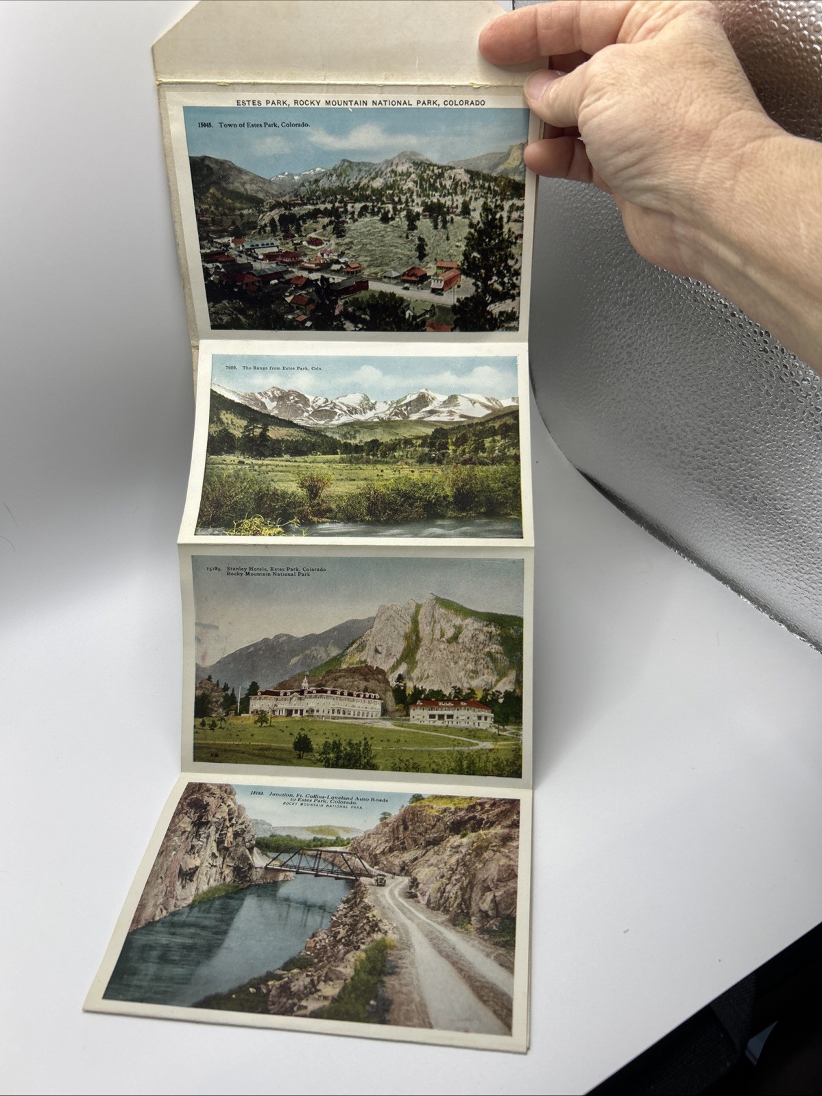 1920s Estes Park Souvenir Folder Picture Cards National Park Colorado Rocky Mts